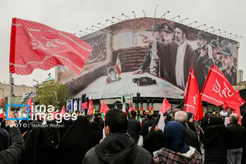 گزارش تصویری| راهپیمایی روز قدس در تهران