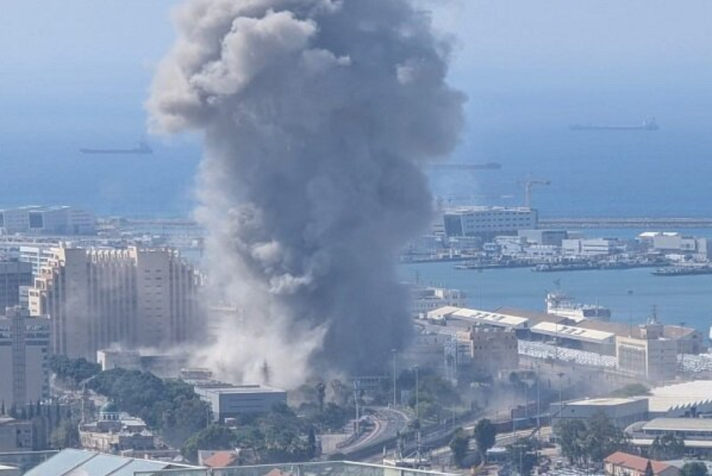 حمله پهپادی حزب‌الله به بندر اشغالی «حیفا»