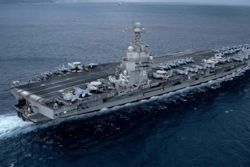 قرارگاه خاتم: مراکز خدمات‌دهی به ناو «جرالد فورد» برای ایران هدف است