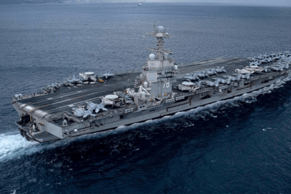 قرارگاه خاتم: مراکز خدمات‌دهی به ناو «جرالد فورد» برای ایران هدف است