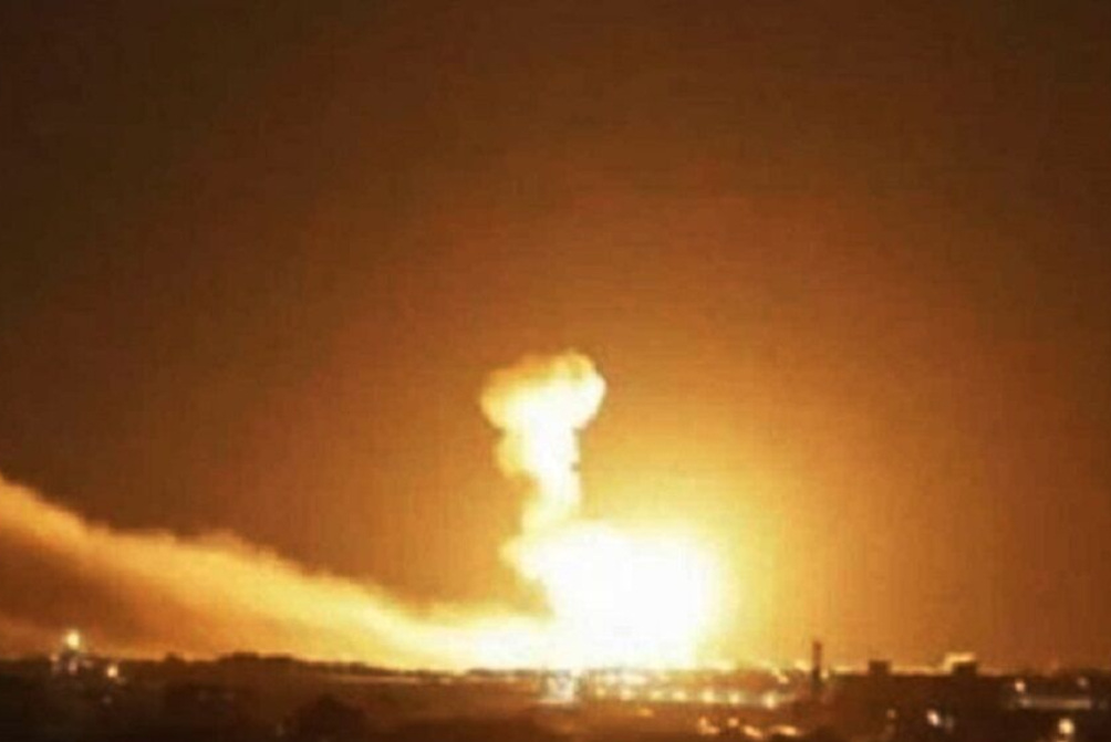 انفجارهای شدید در پایگاه هوایی بلد عراق