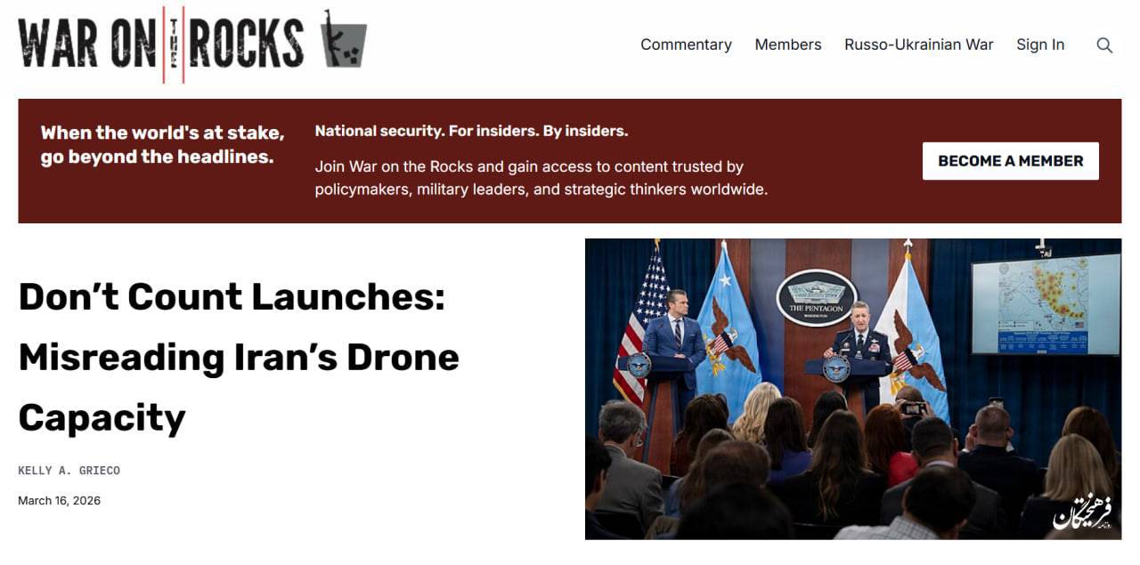 موسسه تحلیل نظامی: افت پرتاب‌های ایران فریبنده است؛ ایران هنوز ذخایر قابل توجهی دارد