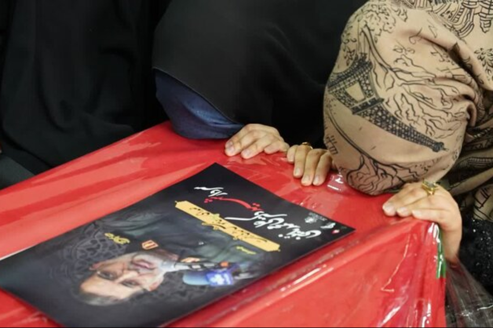 وداع با پیکر مطهر سردار شهید نائینی در کاشان