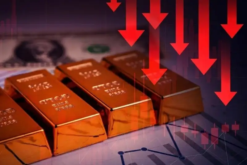 ریزش قیمت طلای جهانی تشدید شد