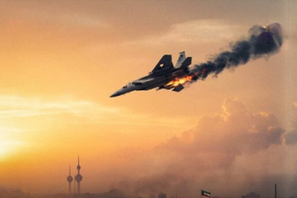 سقوط یک جنگنده آمریکایی در کویت