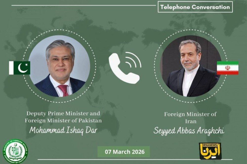 گفت‌وگوی تلفنی وزرای خارجه ایران و پاکستان درخصوص آخرین تحولات منطقه‌ای