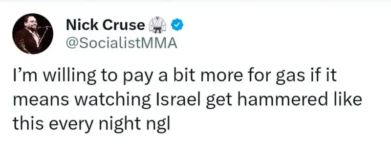 اگر قرار است هرشب شاهد له و لورده شدن اسراییل باشیم، حاضرم برای بنزین بیشتر پول دهم