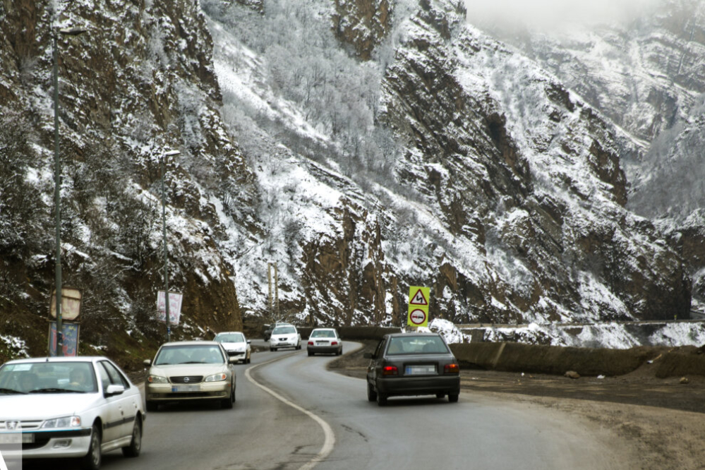 وضعیت ترافیک در محورهای شمالی در پنجمین روز نوروز