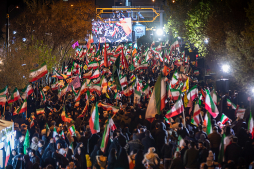 بیست‌وپنجمین مانور اقتدار ملت کفِ خیابان برگزار شد