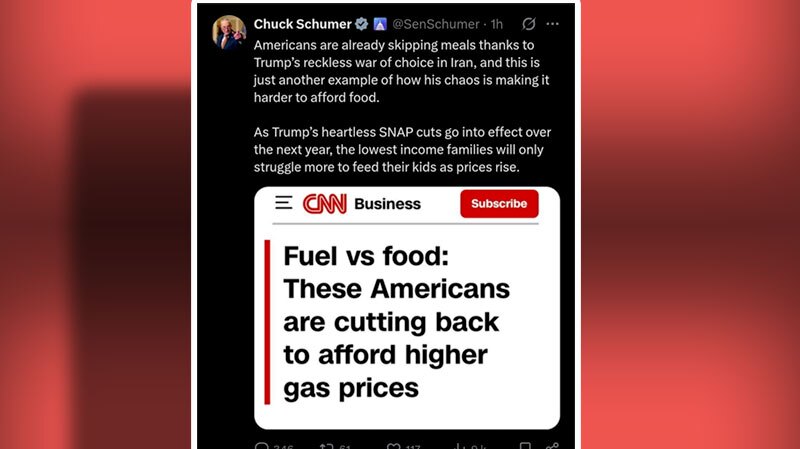 رئیس اقلیت دموکراتها از ترامپ به دلیل آثار مخرب جنگ انتقاد کرد