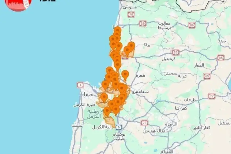 آژیر خطر در نهاریا تا حیفا پس از حمله پهپادی و موشکی از سمت لبنان