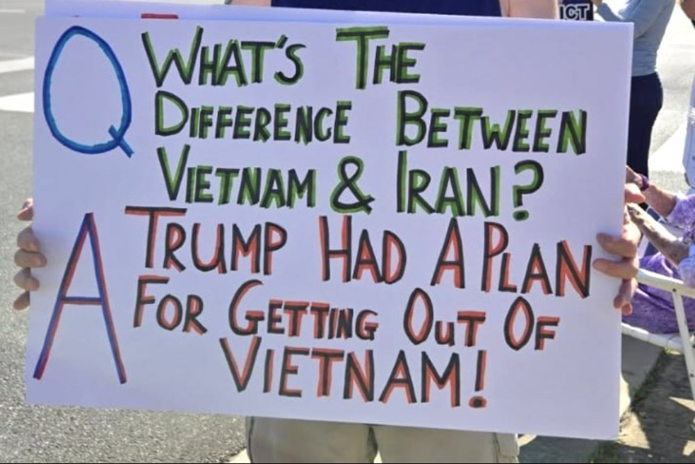 ترامپ برای جنگ ویتنام یک برنامه داشت، اما برای جنگ با ایران نه!