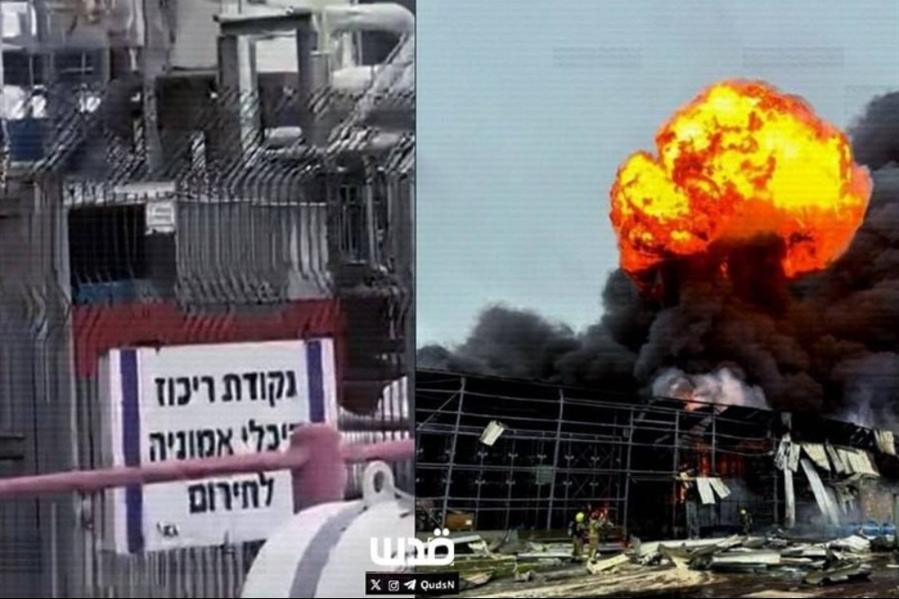 اصابت موشکهای ایران به زیرساخت راهبردی صنعتی اسرائیل