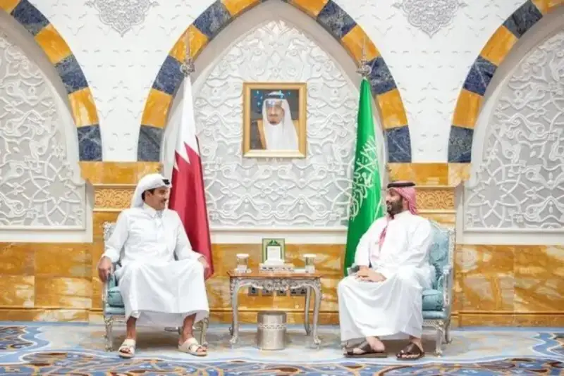 دیدارهای بن‌سلمان با امیر قطر و پادشاه اردن محور تحولات منطقه