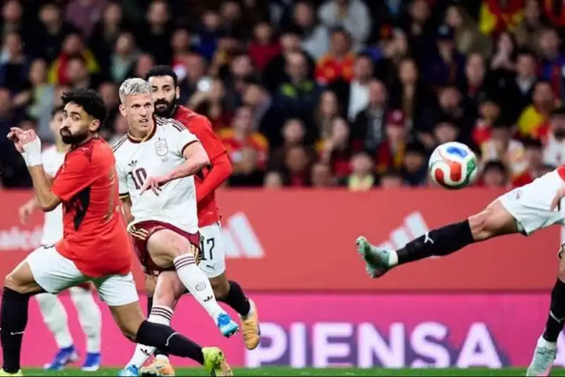 تساوی دیدار مصر در برابر اسپانیا قهرمان اروپا