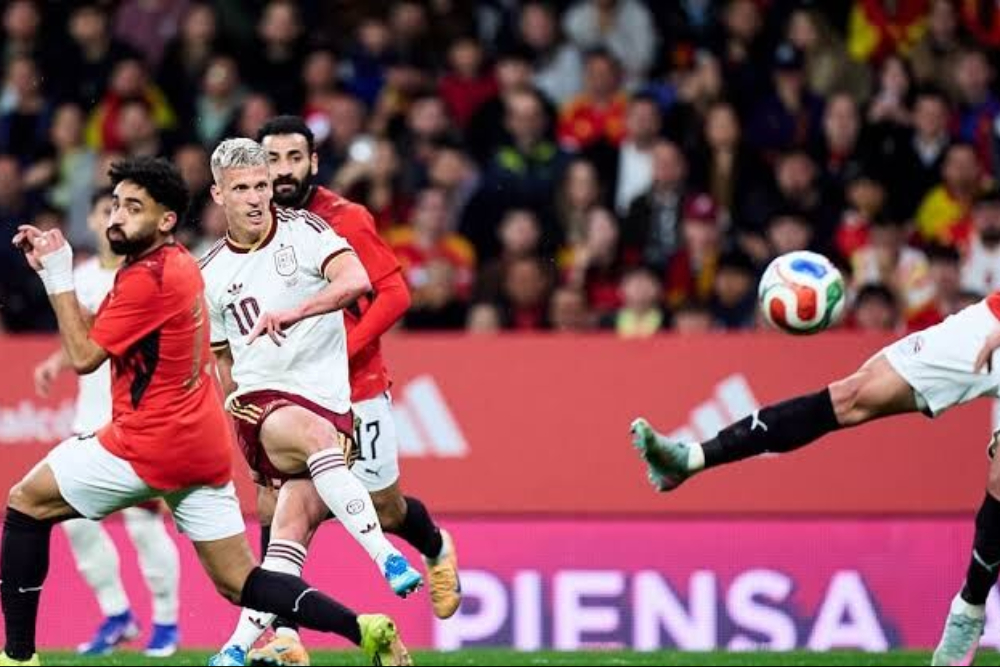 تساوی دیدار مصر در برابر اسپانیا قهرمان اروپا