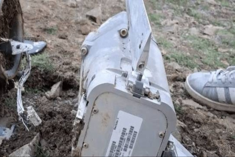 انهدام یک فروند موشک متخاصم دشمن در آسمان باشت