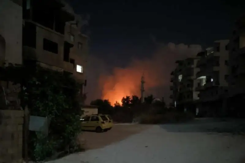 حمله اسرائیل به مناطق مرزی قنیطره سوریه