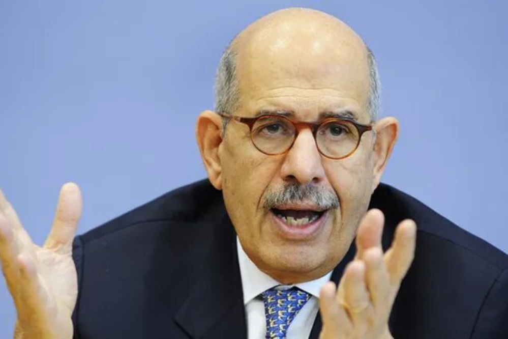 البرادعي: المتعطشون للحرب لا يهتمون بالسلام