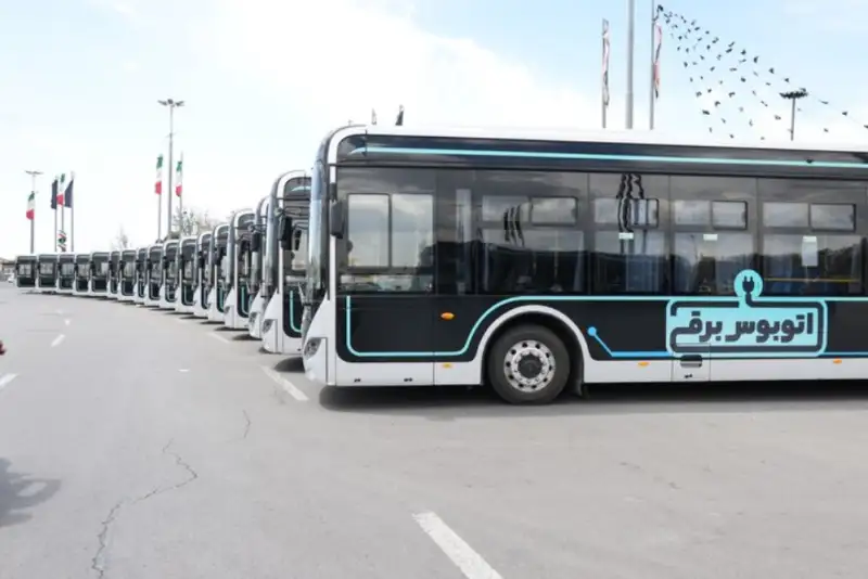 رونمایی از 50 اتوبوس برقی جدید در پایتخت