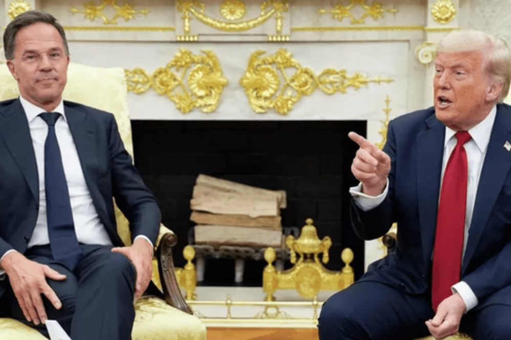 گزارش پالتیکو از تنش لفظی ترامپ با دبیرکل ناتو