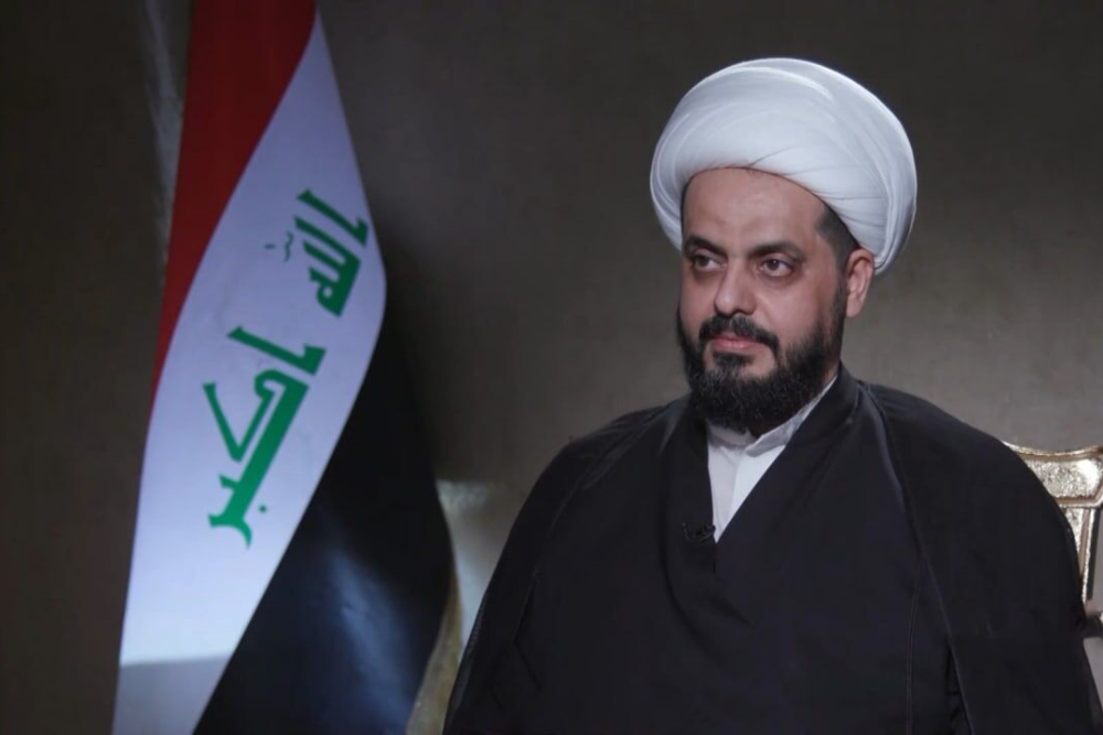 واکنش الخزعلی به انتخاب آمیدی به عنوان رئیس‌جمهور عراق