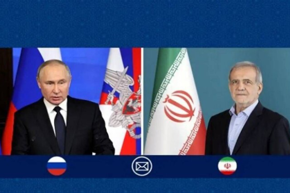 الرئيس "بزشكيان" ونظيره الروسي يتباحثان هاتفيان