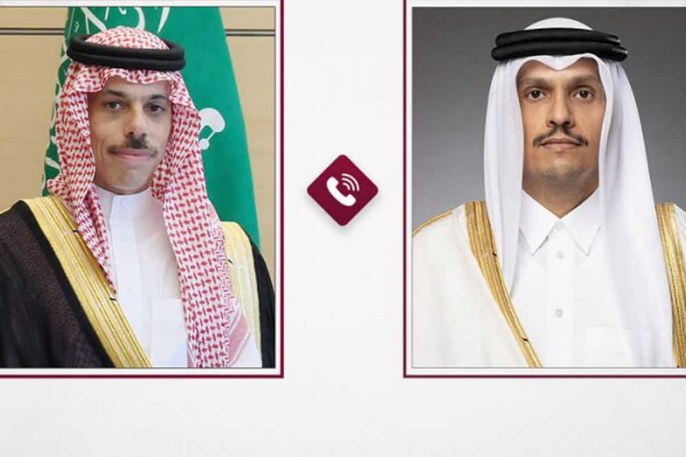 گفت‌وگوی تلفنی وزرای خارجه قطر و عربستان درباره آتش‌بس