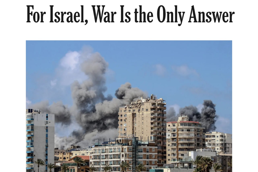 نیویورک‌تایمز: تنها پاسخ اسرائیل برای مشکلاتش، به راه انداختن جنگ است