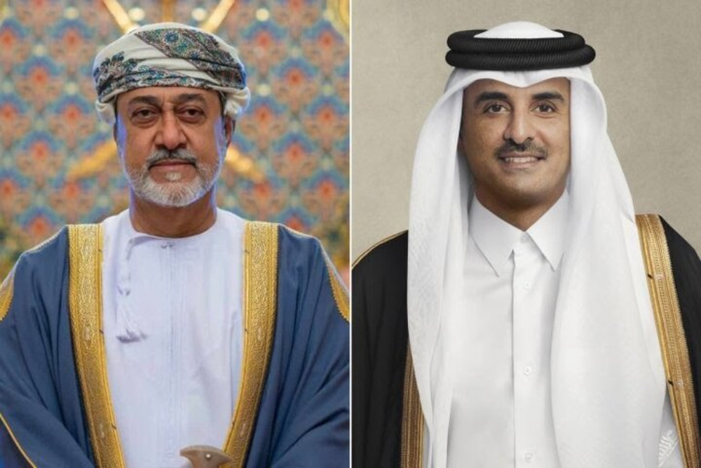 گفت‌وگوی امیر قطر و سلطان عمان درباره کاهش تنش‌ ها در منطقه