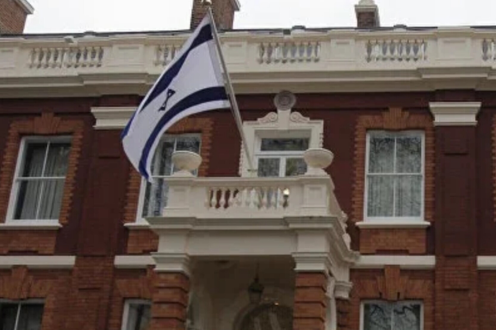 حادثه امنیتی در نزدیکی سفارت اسرائیل در لندن