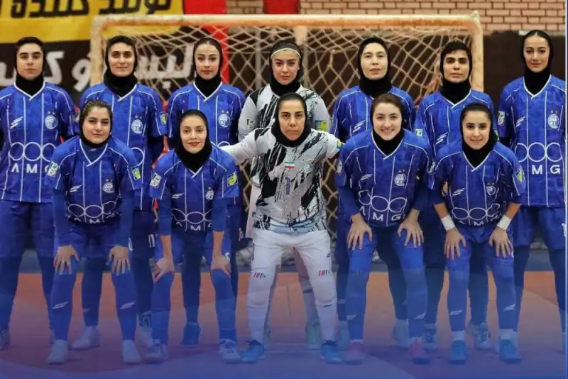 دختران آبی پوش قهرمان لیگ برتر فوتسال شدند