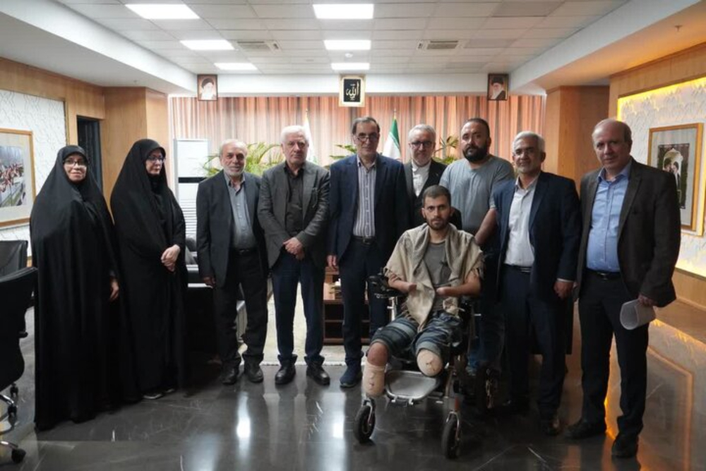 دستور رئیس بنیاد شهید برای پیگیری فوری درمان جانباز حسین محمدی