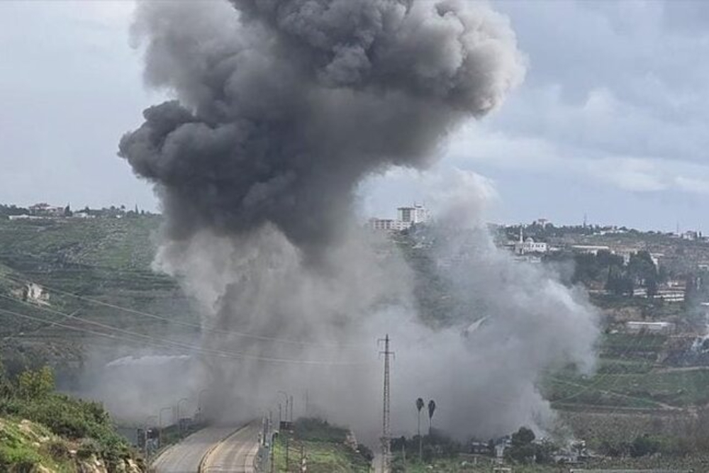 حمله پهپادی به جنوب لبنان/واکنش ها به تخریب مجسمه حضرت عیسی