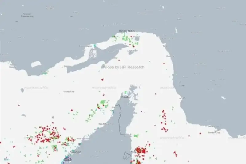 در 12 ساعت گذشته تنها 3 کشتی از تنگه هرمز عبور کردند