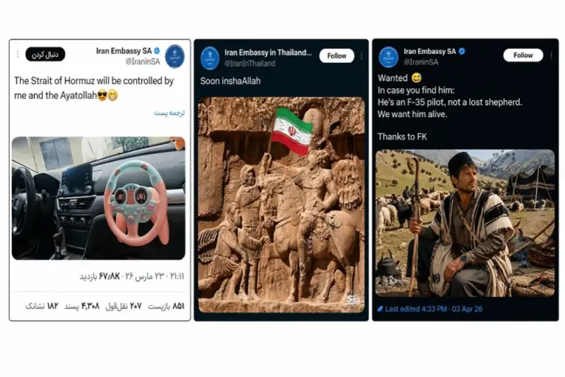 نوآوری سفارتخانه‌های میهن در میدان جنگ روایت‌ها