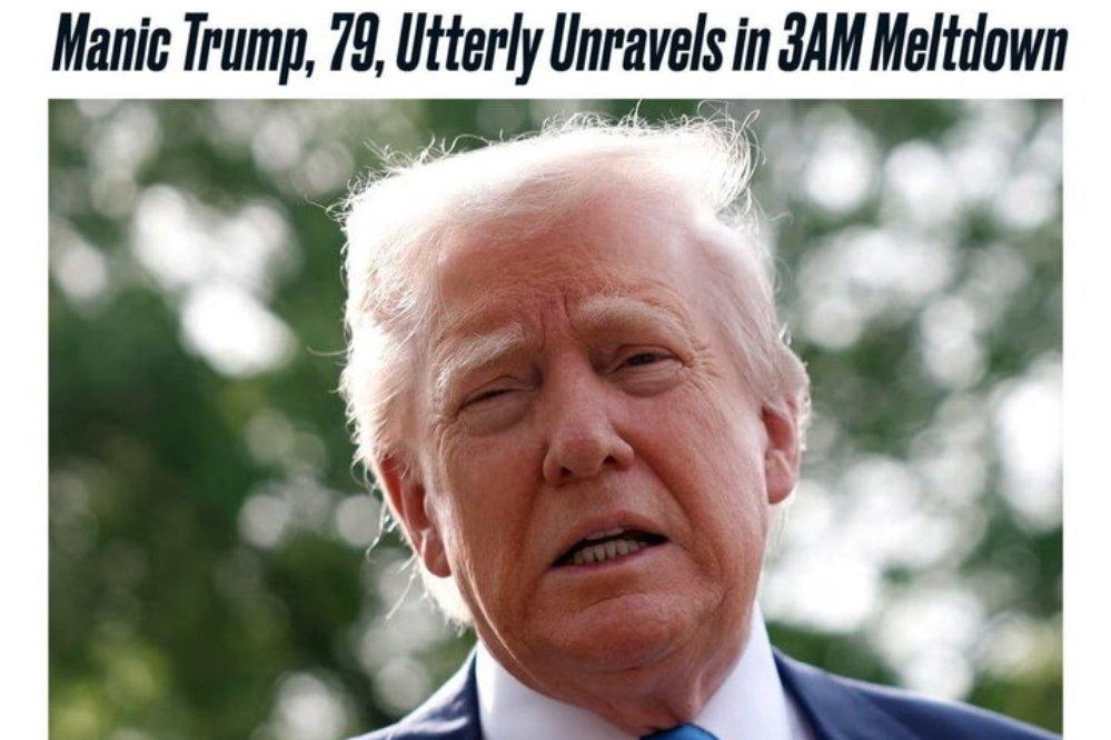 دیلی‌بیست: ترامپ «79 ساله» 3 صبح از هم می‌پاشد