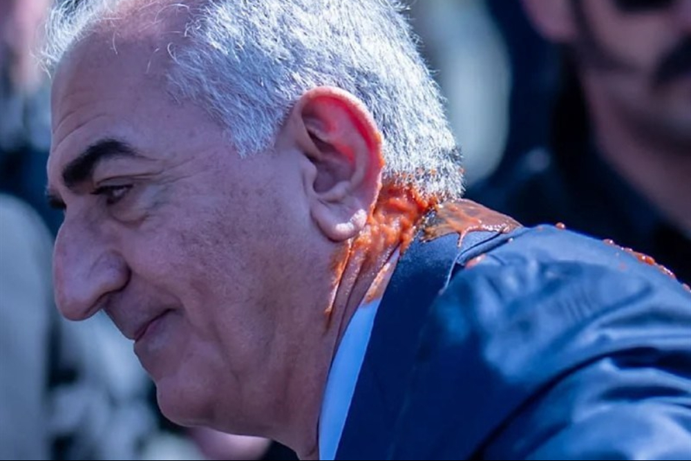 واکنش هنرمندانه راغب به حاشیه سس‌پاشی علیه رضا پهلوی