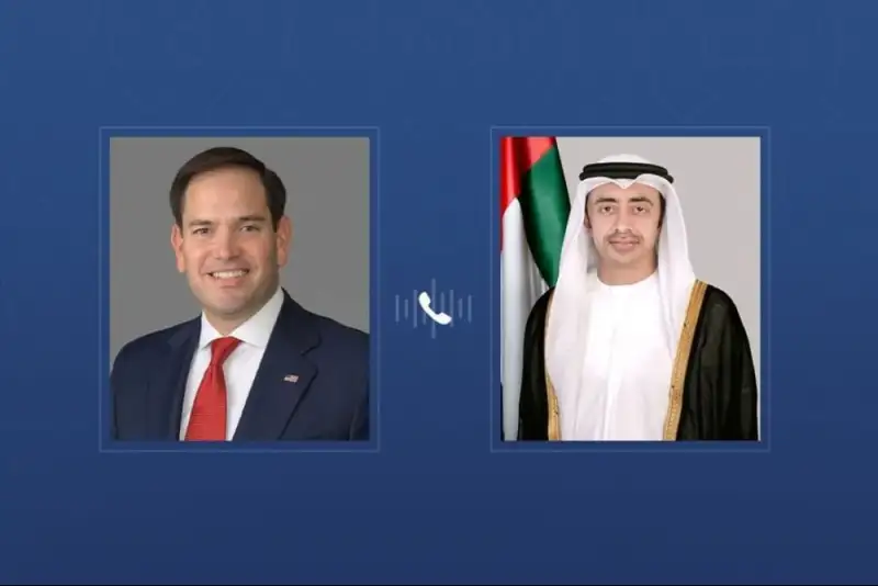 تماس تلفنی وزرای خارجه امارات و آمریکا درباره منطقه