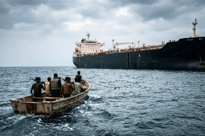 توقیف یک کشتی باری در آب‌های سومالی