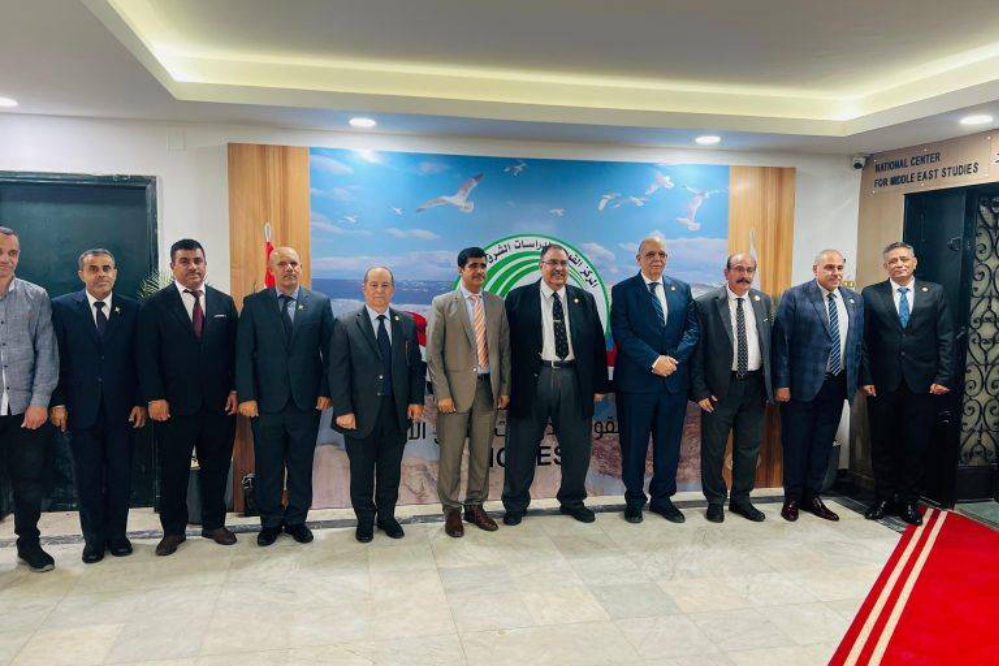المركز القومي لدراسات الشرق الأوسط يستقبل وفد من أكاديمية الدراسات الاستراتيجية والدفاعية العُمانية