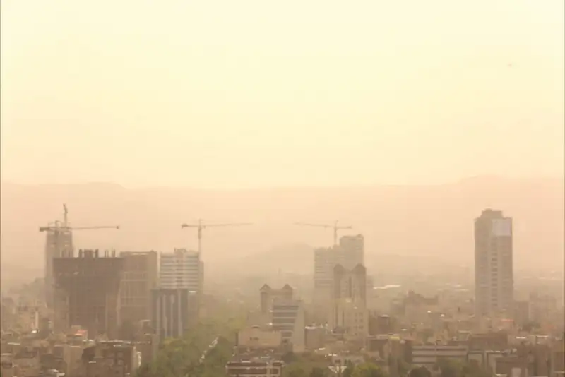 آلودگی شدید هوا در مشهد