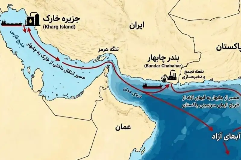 ایران مسیر جدید برای صادرات نفت تعیین کرد