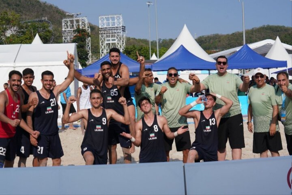 طلای بازی‌های ساحلی آسیایی به هندبال ایران رسید