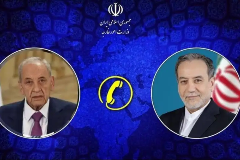 گفتگوی تلفنی عراقچی و رئیس پارلمان لبنان درباره آخرین تحولات منطقه