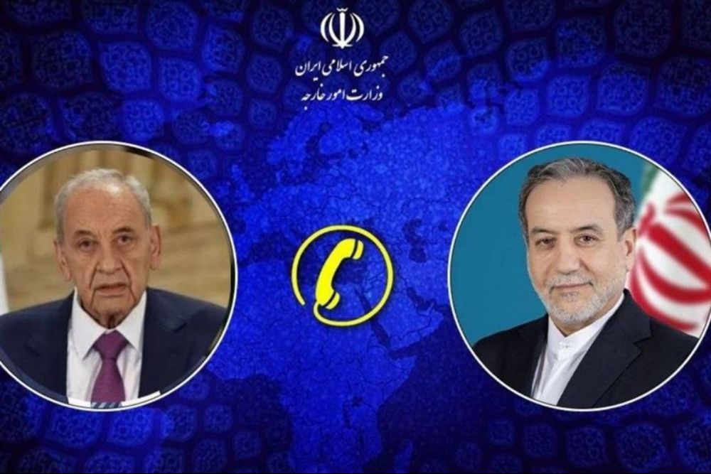 گفتگوی تلفنی عراقچی و رئیس پارلمان لبنان درباره آخرین تحولات منطقه