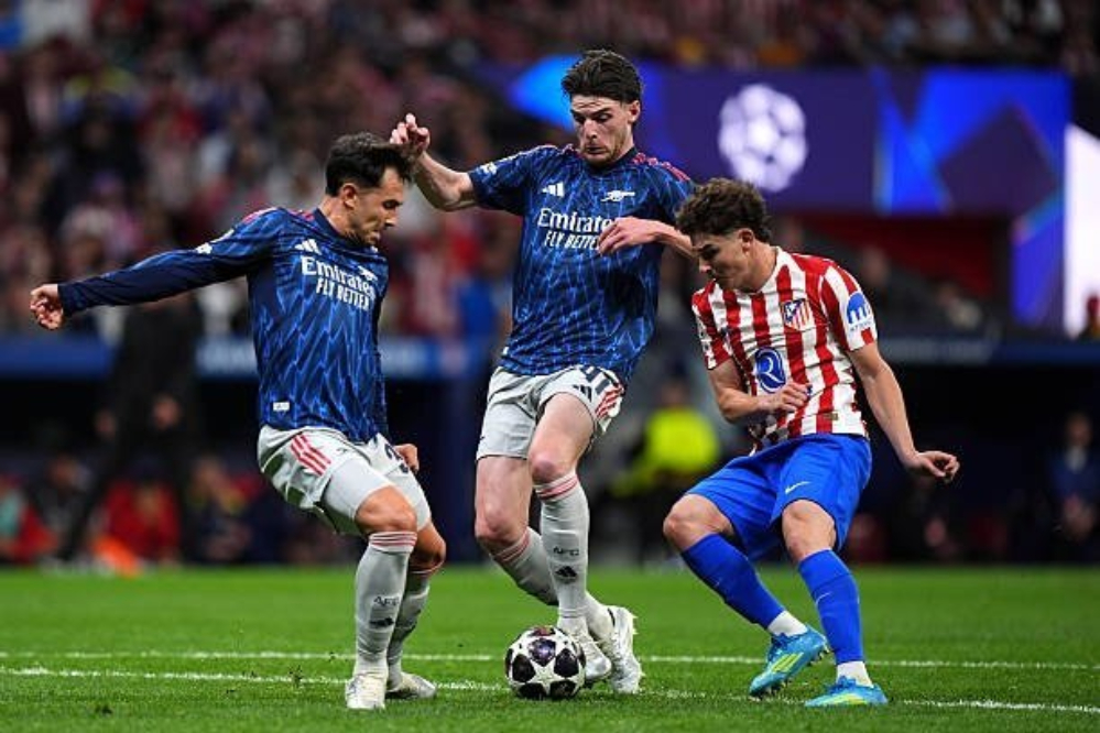 تساوی آرسنال و اتلتیکومادرید در نیمه‌نهایی لیگ قهرمانان