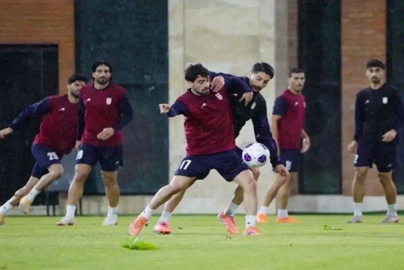 تیم ملی فوتبال با بازی درون گروهی تمرین کرد