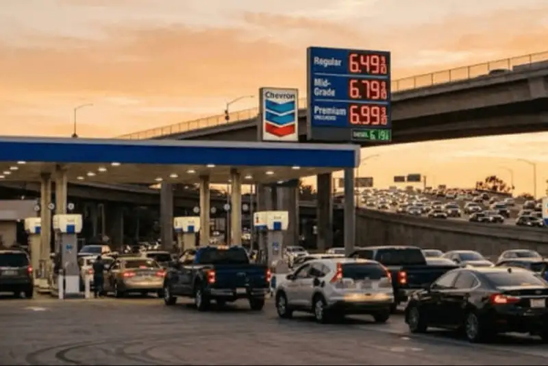 جهش کم‌سابقه قیمت سوخت در پرجمعیت‌ترین ایالت آمریکا