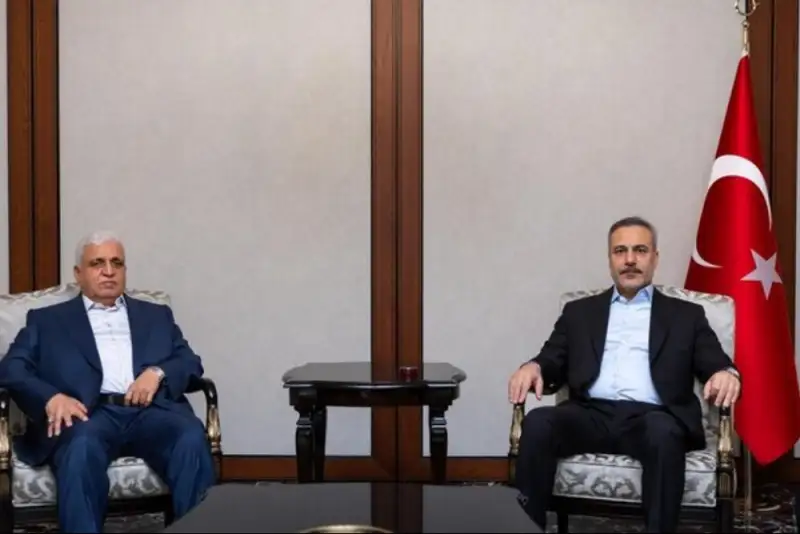 دیدار فیدان با رئیس سازمان الحشد الشعبی عراق